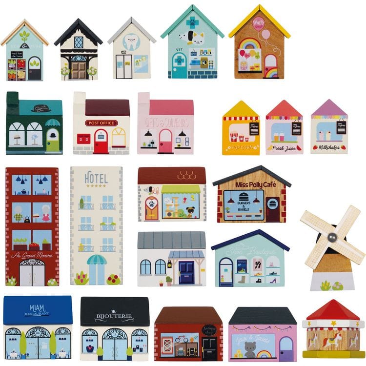 Le Toy Van Preschool London Wood Train Set – 120 Pieces