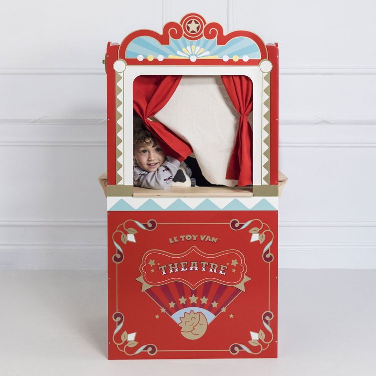 Le Toy Van Preschool Retro Toy Puppet Theatre