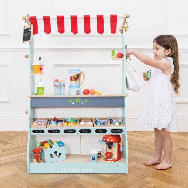 Le Toy Van Preschool Shop & Cafe Market Stand