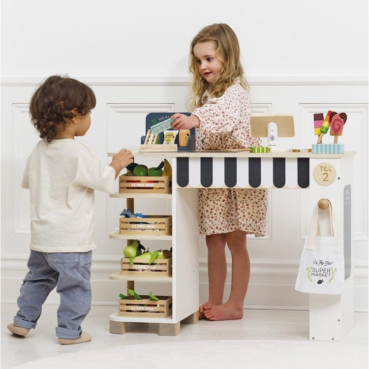 Le Toy Van Preschool Supermarket Till Checkout & Accessories