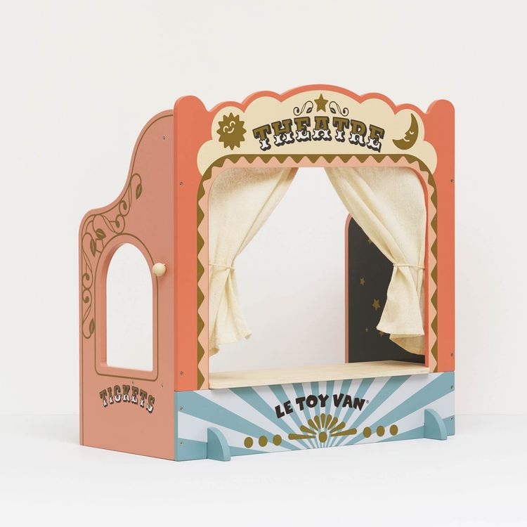 Le Toy Van Preschool Tabletop Puppet Wooden Theater