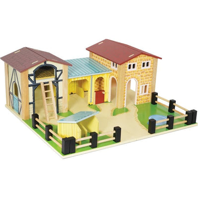 Le Toy Van Preschool Wooden Farmyard Stables