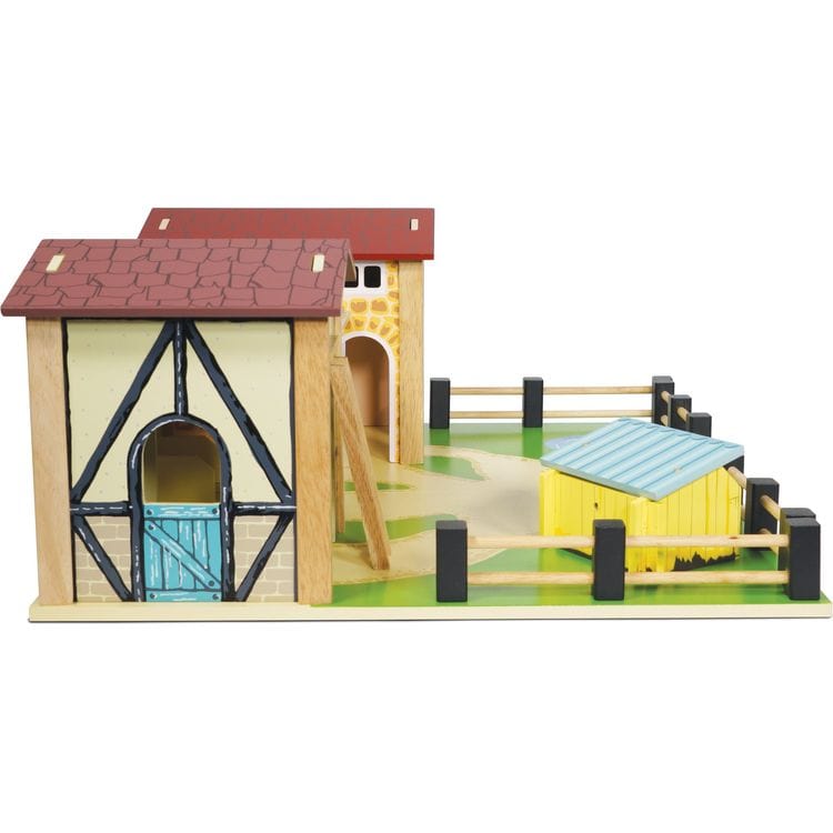 Le Toy Van Preschool Wooden Farmyard Stables