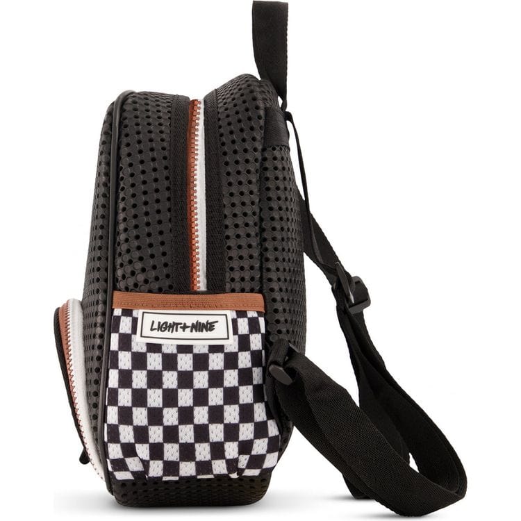 Light + Nine Trend Accessories Kids Little Starter Backpack- Checkered Brick