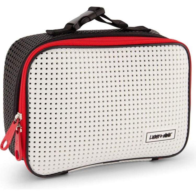 Light + Nine Trend Accessories Lunch Tote - Checkered Red Classic