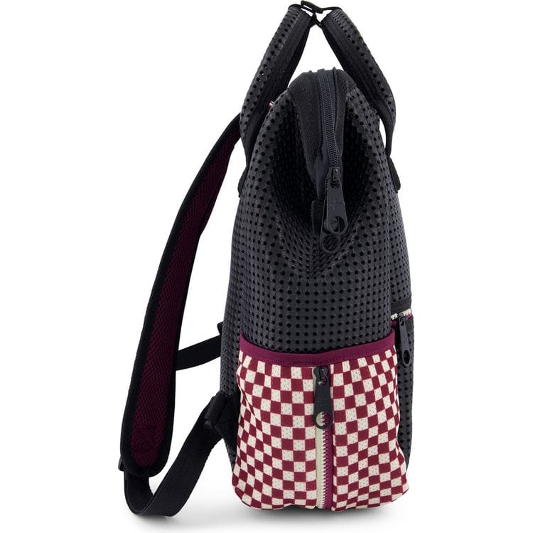 Light + Nine Trend Accessories Tweeny Short Backpack - Checkered Brick