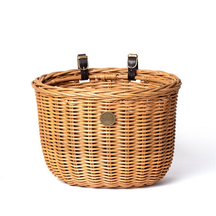 Linus Bike Outdoor Kid's Oval Basket Natural