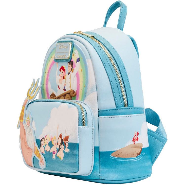 Loungefly Trend Accessories The Little Mermaid Triton's Gift Mini Backpack