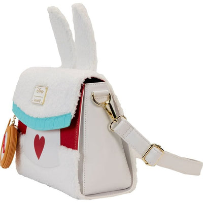 Loungefly World of Funko Alice in Wonderland White Rabbit Cosplay Crossbody Bag