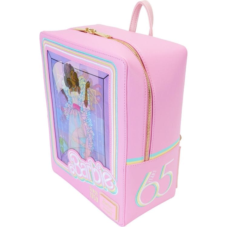 Loungefly World of Funko Barbie™ 65th Anniversary Doll Box Triple Lenticular Mini Backpack