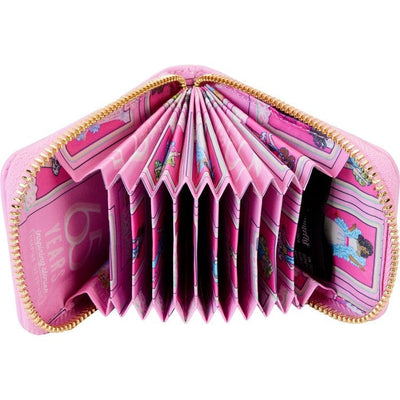 Loungefly World of Funko Barbie™ 65th Anniversary Doll Box Triple Lenticular Zip Around Wallet