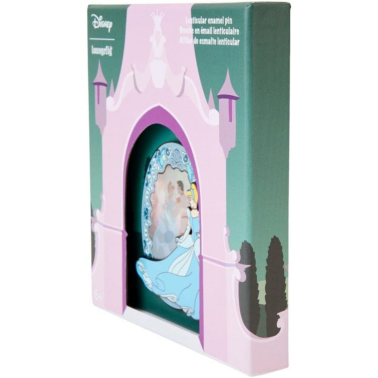Loungefly World of Funko Cinderella Lenticular Princess Series 3" Collector Box Pin