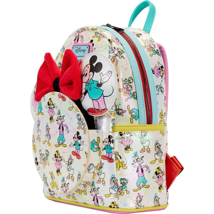 Disney Loungefly Mini Backpack - Sensational 6 - Mickey purchases & Friends Character Clot