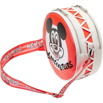 Loungefly World of Funko Disney100 Mickey Mouseketeers Crossbody Bag with Ear Holder