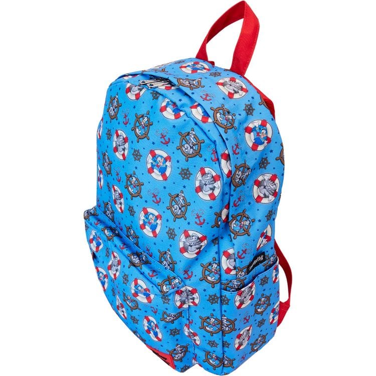 Loungefly World of Funko Donald Duck 90th Anniversary All-Over Print Nylon Full-Size Backpack