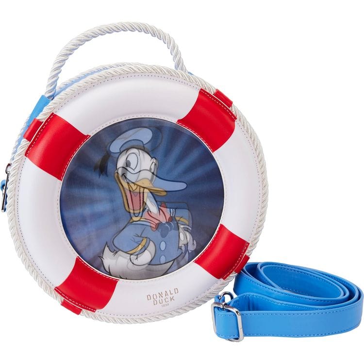 Loungefly World of Funko Donald Duck 90th Anniversary Lenticular Crossbody Bag