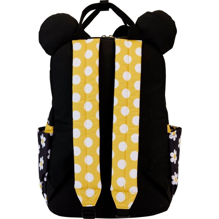 Loungefly World of Funko Minnie Mouse Daisy All-Over Print Nylon Full-Size Backpack