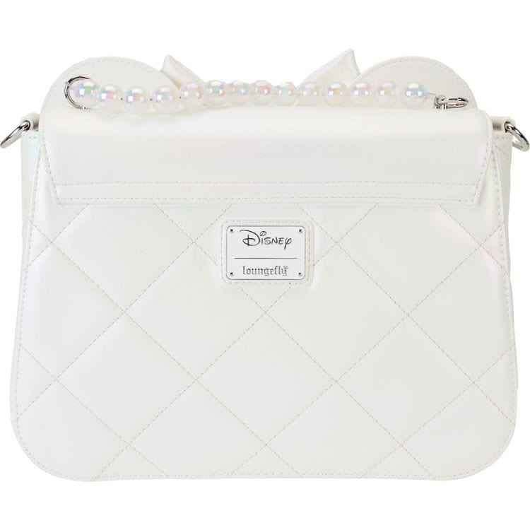 Loungefly World of Funko Minnie Mouse Iridescent Wedding Crossbody Bag