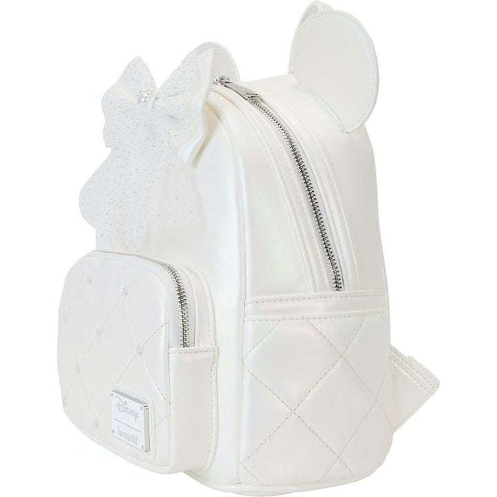 DISNEY PARKS LOUNGEFLY MINNIE MOUSE 3-D BOW selling MINI BACKPACK