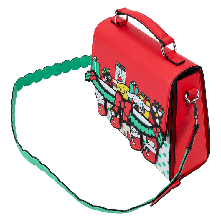 Loungefly World of Funko Sanrio Christmas Stocking Gifts Crossbody Bag