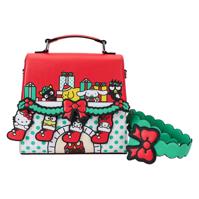 Loungefly World of Funko Sanrio Christmas Stocking Gifts Crossbody Bag