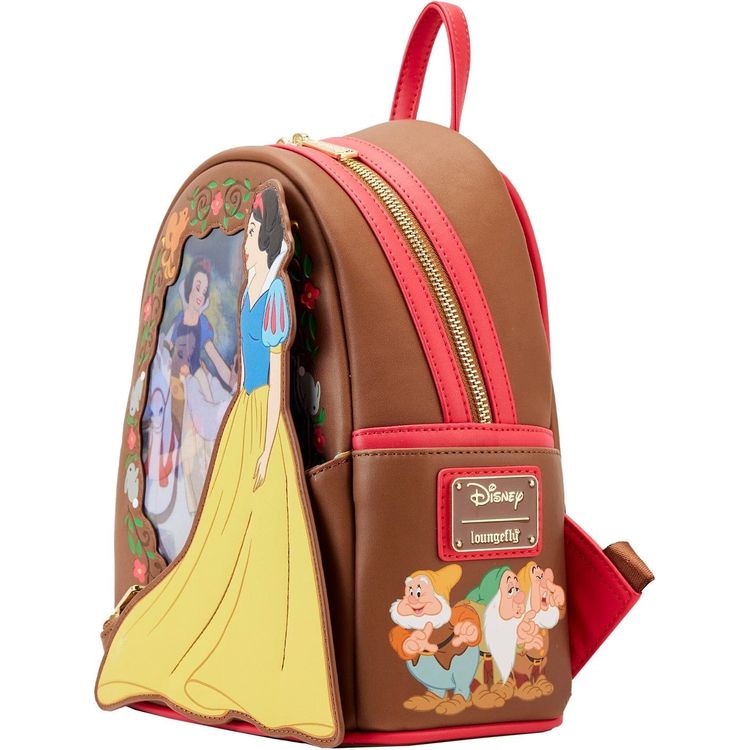 Loungefly World of Funko Snow White Lenticular Princess Series Mini Backpack