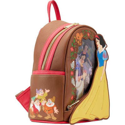 Loungefly World of Funko Snow White Lenticular Princess Series Mini Backpack