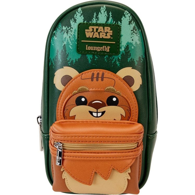 Loungefly World of Funko Star Wars: Return Of The Jedi Ewok Stationery Mini Backpack Pencil Case