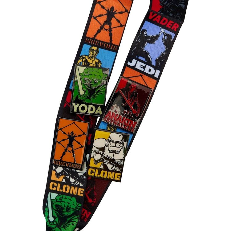 Loungefly World of Funko Star Wars Revenge of the Sith Lanyard and Pin Set