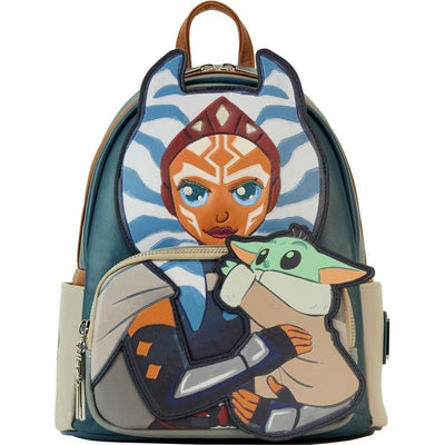 Loungefly World of Funko The Mandalorian Ahsoka & Grogu Precious Cargo Mini Backpack