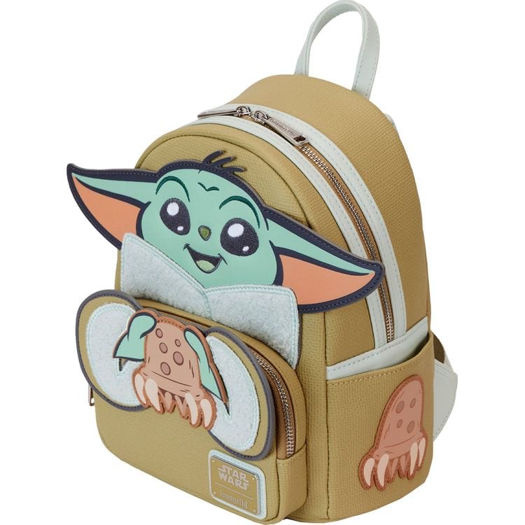 Disney Parks Star Wars Baby Yoda Grogu shops The Mandalorian Loungefly Mini Backpack