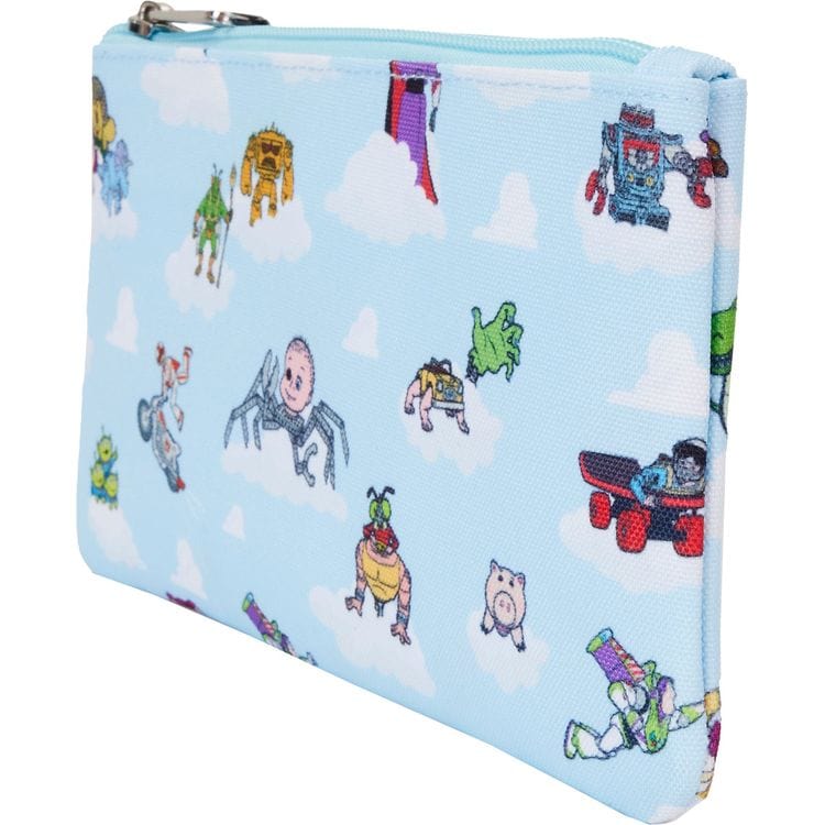 Loungefly World of Funko Toy Story Movie Collab All-Over Print Nylon Zipper Pouch Wristlet