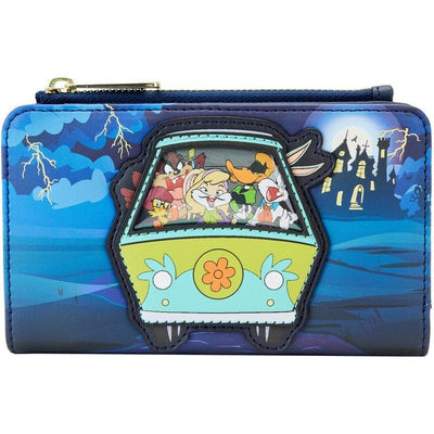 Loungefly World of Funko Warner Brothers 100th Anniversary Looney Tunes & Scooby Mashup Flap Wallet