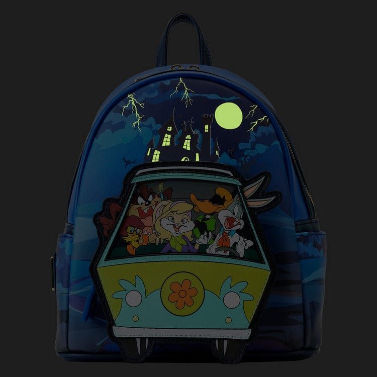 Loungefly World of Funko Warner Brothers 100th Anniversary Looney Tunes & Scooby Mashup Mini Backpack
