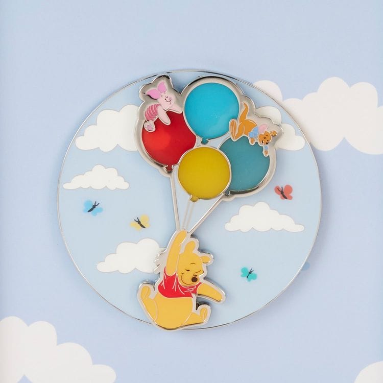 Loungefly World of Funko Winnie the Pooh & Friends Floating Balloons 3" Collector Box Moving Pin