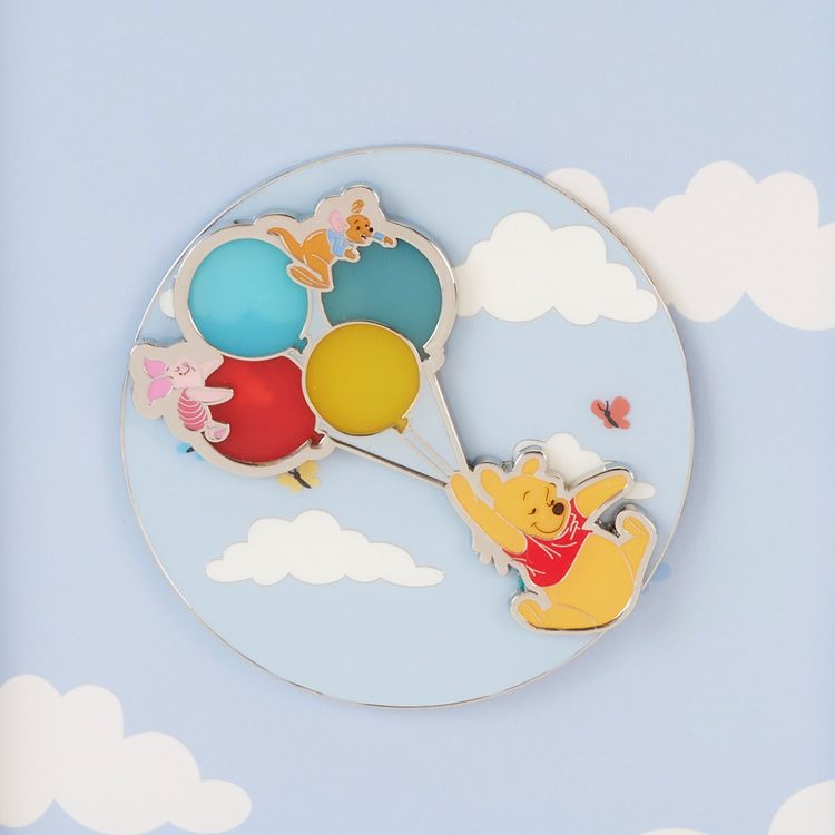 Loungefly World of Funko Winnie the Pooh & Friends Floating Balloons 3" Collector Box Moving Pin