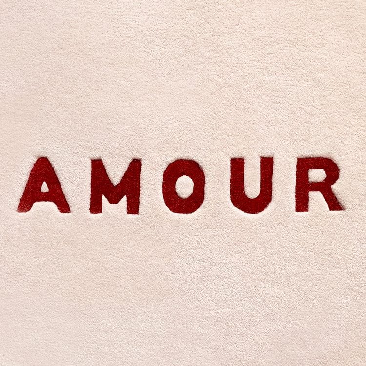 Maison Deux Room Decor Candy Heart Rug - "Amour"