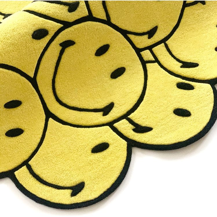 Sad/Happy deals face rug