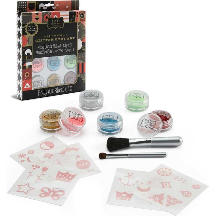 Marvin's Magic Creativity F.A.O. Schwarz® DIY Glitter Body Art Kit