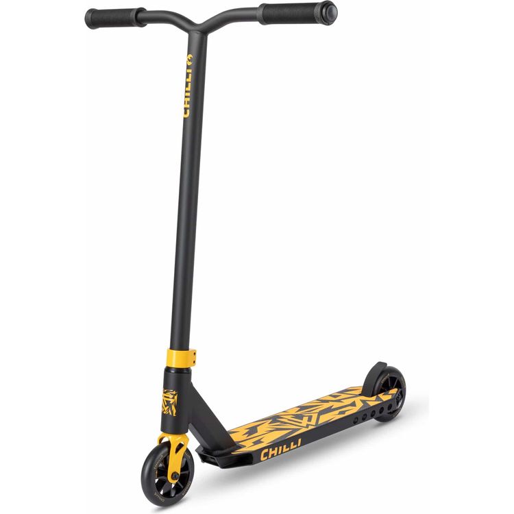 Micro Kickboard Outdoor Corey Funk Signature Chilli Scooter - Black/Yellow
