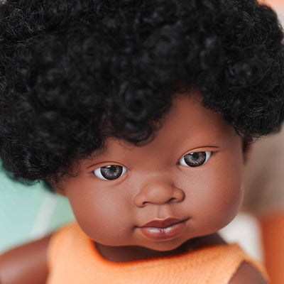 miniland Dolls 15" Baby Doll African Girl