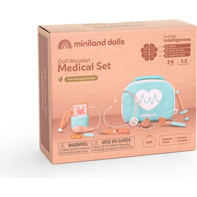 miniland Dolls Doll Wooden Doctor Set