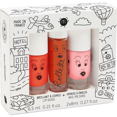 Nailmatic Trend Accessories Amazing Trip Nail Polish & Lip Gloss Set