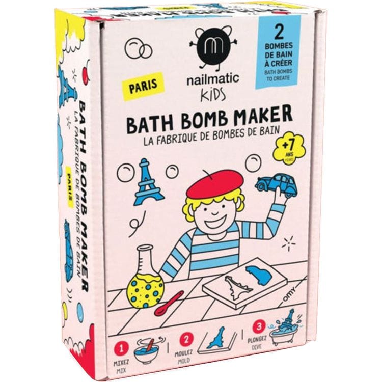 Nailmatic Trend Accessories Bath Bomb Maker Kit for Kids - Paris