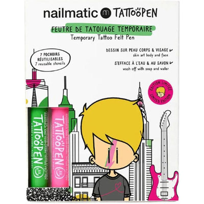 Nailmatic Trend Accessories NYC Temporary Tattoo Pen Set for Kids