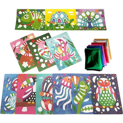 Ooly Creativity Foil-tastic Foil Art Kit: Awesome Animals