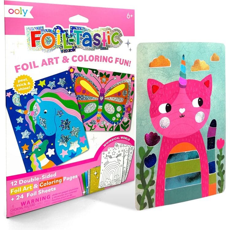 Ooly Creativity Foil-tastic Foil Art Kit: Whimsical World