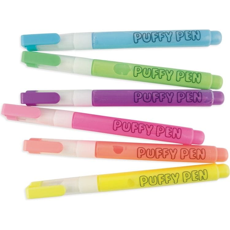 Ooly Creativity Magic Neon Puffy Pens - 6 Pack