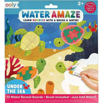 Ooly Creativity Water Amaze Water Reveal Boards - Under The Sea 13 Piece Set