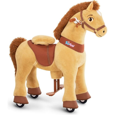 PonyCycle, Inc. Outdoor Light Brown Ride-On Horse - Ages 4-9